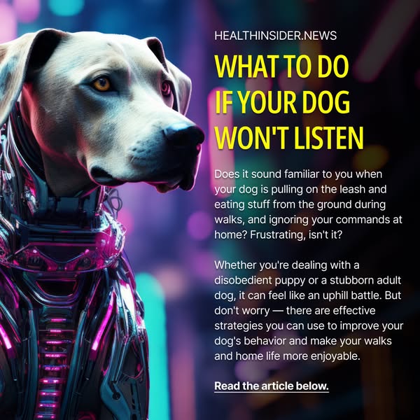 What to Do If Your Dog Won't Listen